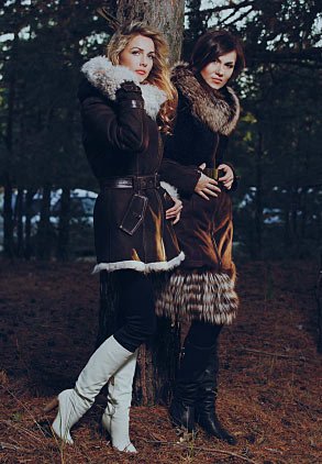 Stylish Women in Woods 1